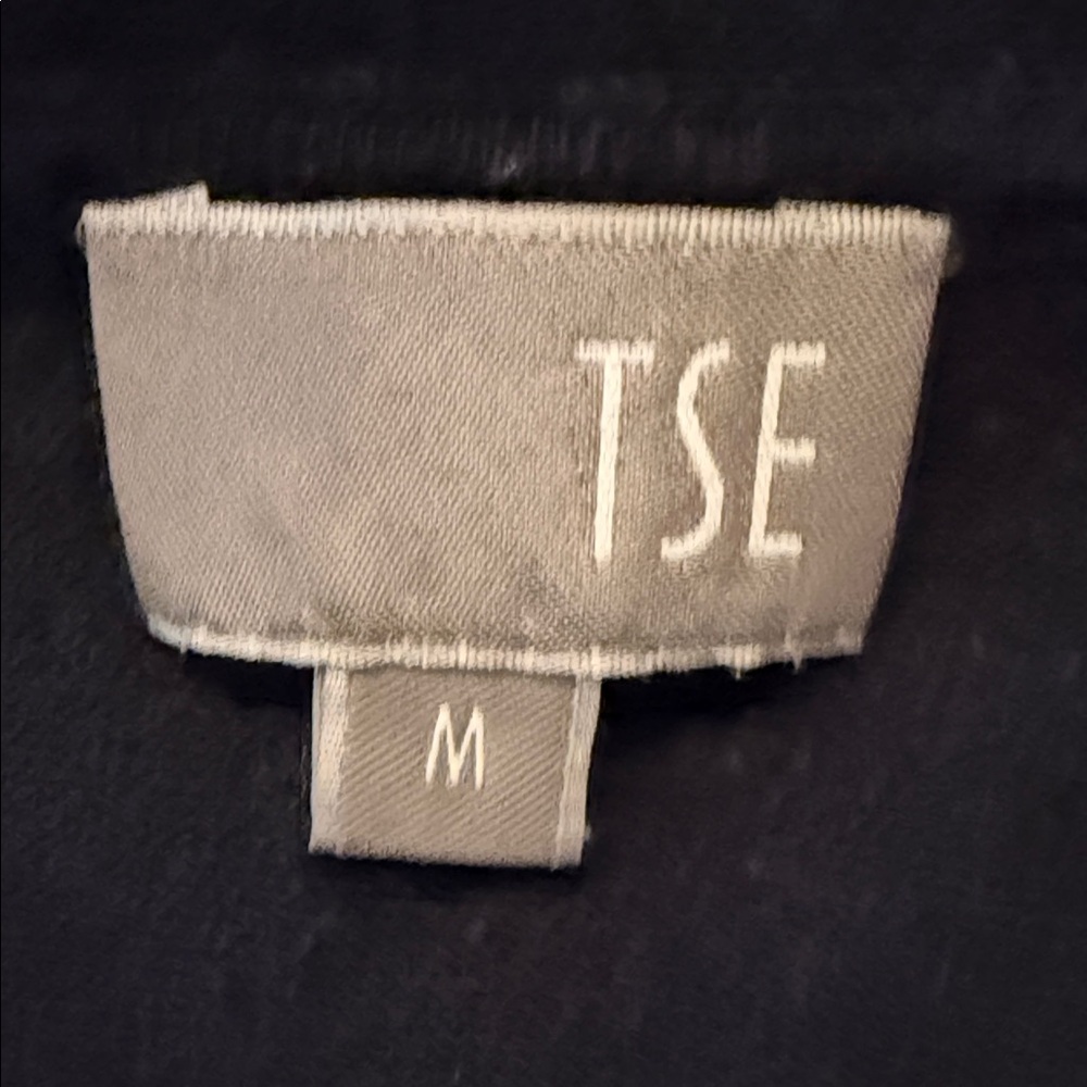 TSE Classic Black Cashmere Hoody